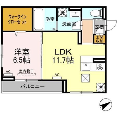 D-room沖野上の物件間取画像